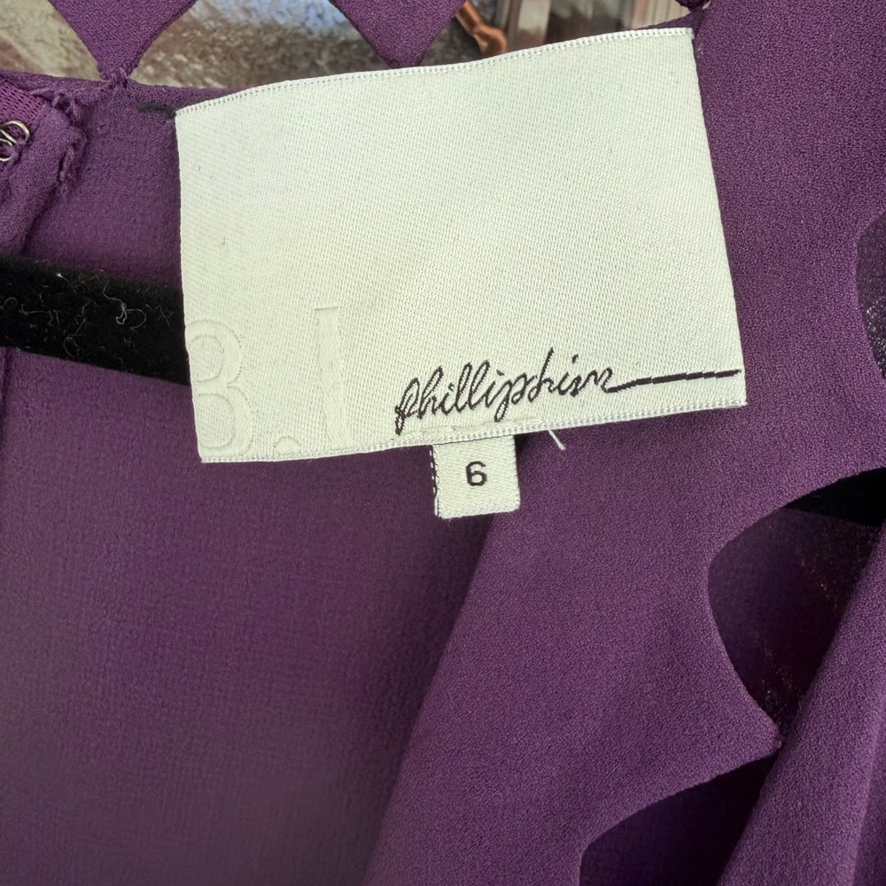 3.1 Phillip Lim Plum Purple Dress 100% SILK size 6 NWOT